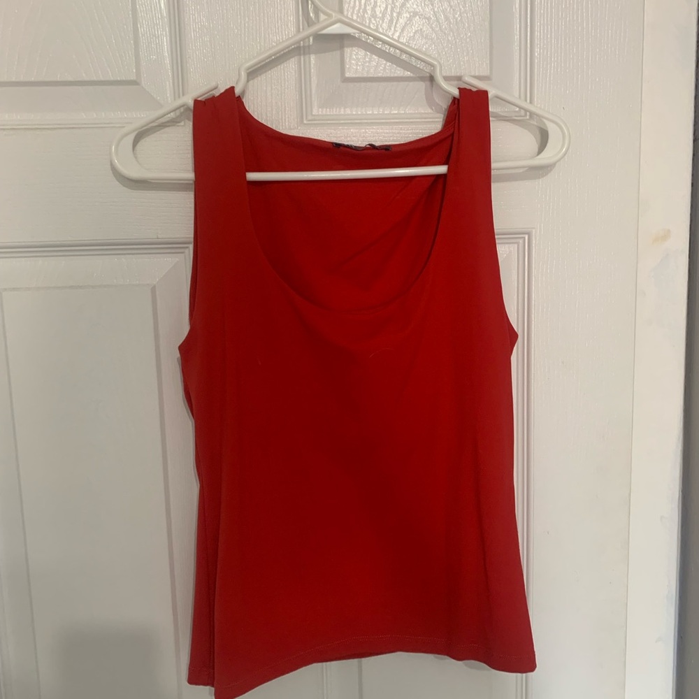 Red Zara top
